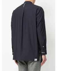 Мужская темно-синяя рубашка с длинным рукавом от GUILD PRIME