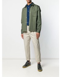 Мужская темно-синяя рубашка с длинным рукавом от Closed