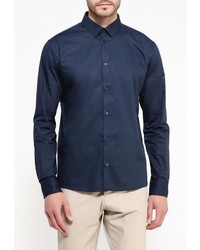 Мужская темно-синяя рубашка с длинным рукавом от Casual Friday by Blend