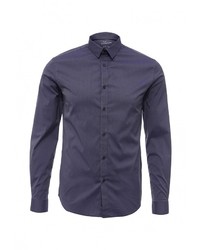 Мужская темно-синяя рубашка с длинным рукавом от Celio