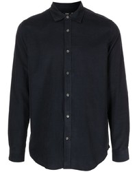 Мужская темно-синяя рубашка с длинным рукавом от Closed