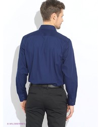 Мужская темно-синяя рубашка с длинным рукавом от Conti Uomo