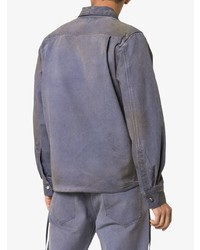 Мужская темно-синяя рубашка с длинным рукавом от Vyner Articles