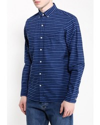 Мужская темно-синяя рубашка с длинным рукавом от Gap