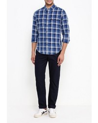 Мужская темно-синяя рубашка с длинным рукавом от Gap