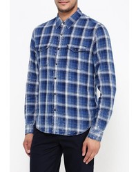 Мужская темно-синяя рубашка с длинным рукавом от Gap