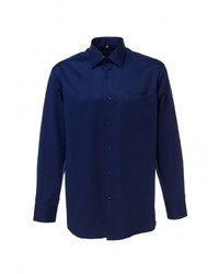 Мужская темно-синяя рубашка с длинным рукавом от GREG