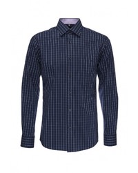 Мужская темно-синяя рубашка с длинным рукавом от GREG