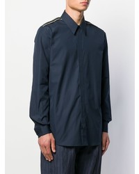 Мужская темно-синяя рубашка с длинным рукавом от Joseph
