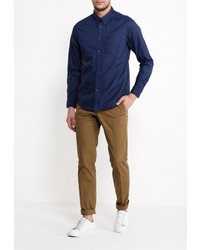 Мужская темно-синяя рубашка с длинным рукавом от Lee