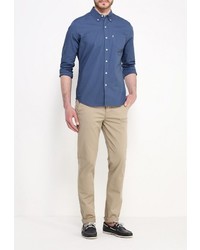 Мужская темно-синяя рубашка с длинным рукавом от Levi's