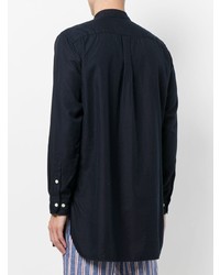 Мужская темно-синяя рубашка с длинным рукавом от Ts(S)