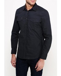 Мужская темно-синяя рубашка с длинным рукавом от Losan