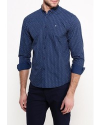 Мужская темно-синяя рубашка с длинным рукавом от Merc