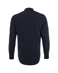 Мужская темно-синяя рубашка с длинным рукавом от Merc