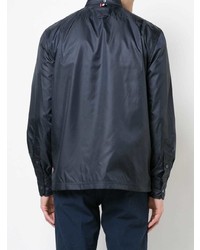 Мужская темно-синяя рубашка с длинным рукавом от Thom Browne