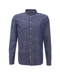 Мужская темно-синяя рубашка с длинным рукавом от Minimum