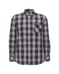 Мужская темно-синяя рубашка с длинным рукавом от Mustang