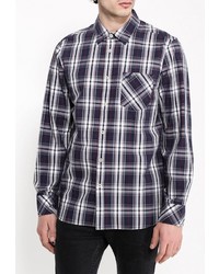 Мужская темно-синяя рубашка с длинным рукавом от Mustang