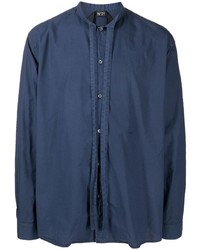 Мужская темно-синяя рубашка с длинным рукавом от N°21