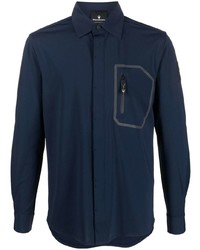 Мужская темно-синяя рубашка с длинным рукавом от North Sails
