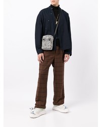 Мужская темно-синяя рубашка с длинным рукавом от Ambush