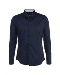Мужская темно-синяя рубашка с длинным рукавом от Outfitters Nation