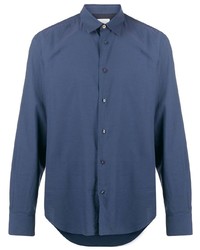 Мужская темно-синяя рубашка с длинным рукавом от Paul Smith