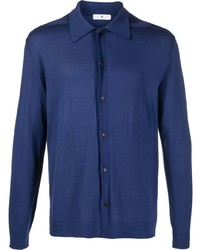 Мужская темно-синяя рубашка с длинным рукавом от PT TORINO