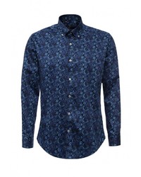 Мужская темно-синяя рубашка с длинным рукавом от Sahera Rahmani