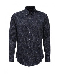 Мужская темно-синяя рубашка с длинным рукавом от Sahera Rahmani