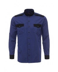 Мужская темно-синяя рубашка с длинным рукавом от Sahera Rahmani