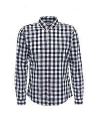 Мужская темно-синяя рубашка с длинным рукавом от Solid