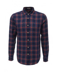 Мужская темно-синяя рубашка с длинным рукавом от SPRINGFIELD