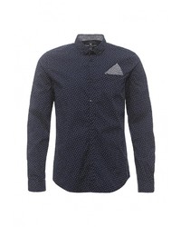 Мужская темно-синяя рубашка с длинным рукавом от Tom Tailor