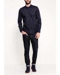 Мужская темно-синяя рубашка с длинным рукавом от Tom Tailor