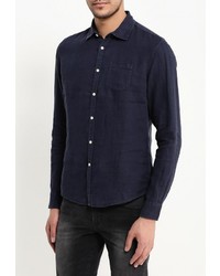 Мужская темно-синяя рубашка с длинным рукавом от Woolrich