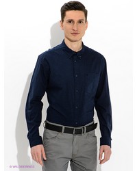 Мужская темно-синяя рубашка с длинным рукавом от Wrangler
