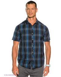 Мужская темно-синяя рубашка с коротким рукавом от Billabong