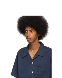 Мужская темно-синяя рубашка с коротким рукавом от Ps By Paul Smith