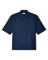 Мужская темно-синяя рубашка с коротким рукавом от Lemaire