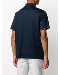 Мужская темно-синяя рубашка с коротким рукавом от Michael Kors