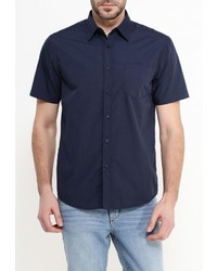 Мужская темно-синяя рубашка с коротким рукавом от Modis