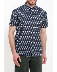 Мужская темно-синяя рубашка с коротким рукавом от Modis