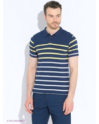 Мужская темно-синяя рубашка с коротким рукавом от Sela