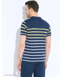 Мужская темно-синяя рубашка с коротким рукавом от Sela