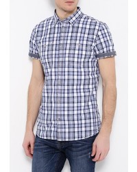 Мужская темно-синяя рубашка с коротким рукавом от Tom Tailor