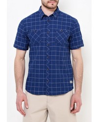 Мужская темно-синяя рубашка с коротким рукавом от Tom Tailor