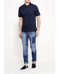 Мужская темно-синяя рубашка с коротким рукавом от Vivienne Westwood