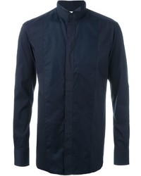 Мужская темно-синяя рубашка от Armani Collezioni